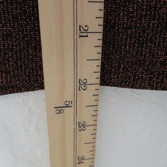 ZARA*‎ Women's Sleeveless Boatneck Straight Hem Flashy Blouse~ Size Large - Picture 6 of 9